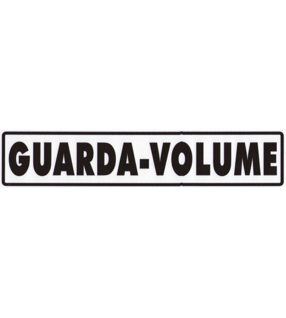 Placa de Sinalização - Guarda-Volume - Pacific